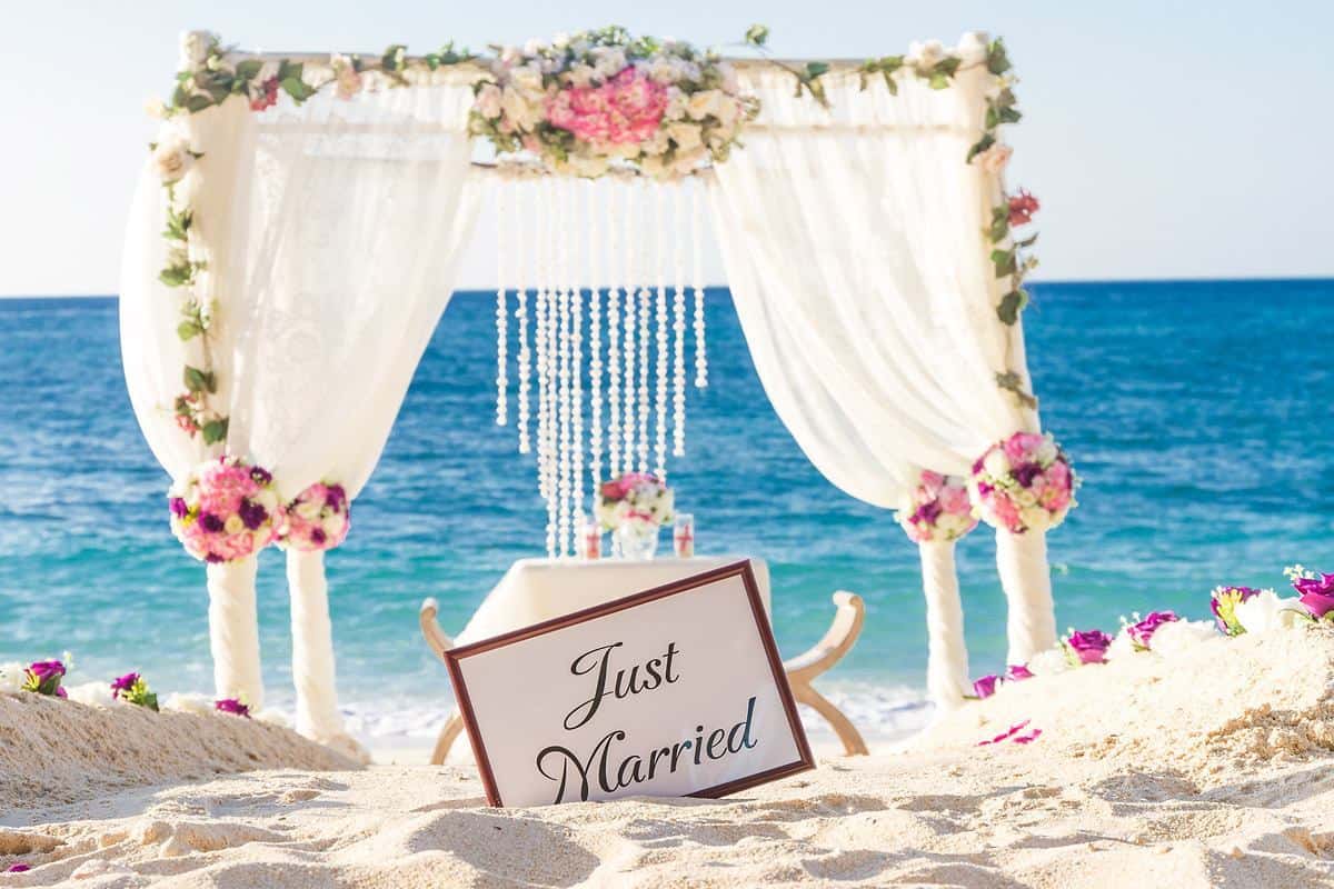 Beach wedding in Mallorca